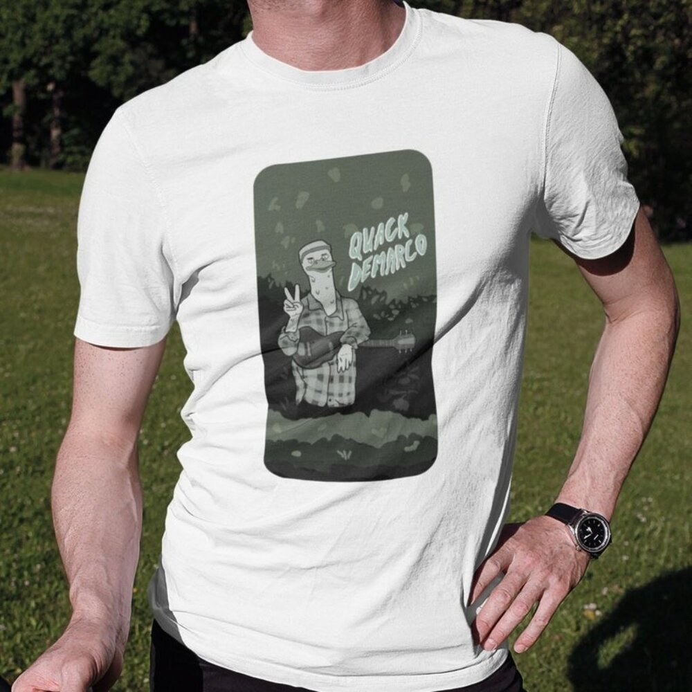Mac Demarco Unisex White Tshirt Mac Demarco Tee